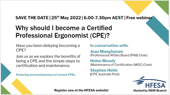 NSW Event - How to Become a CPE