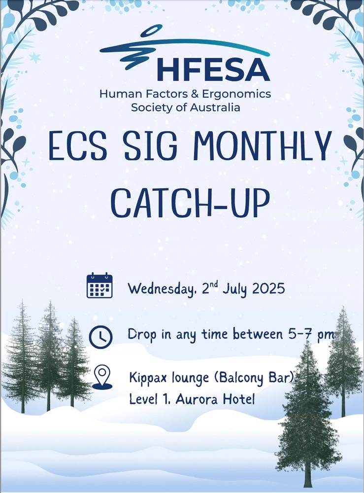 Early Career & Student SIG Catch-Up
